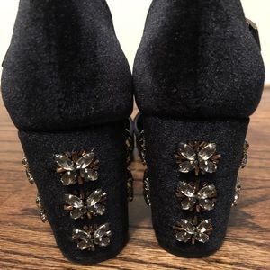 Anthropologie Shoes - NBW FarylRobin Beaded Velvet Heels Anthropologie Shoes - NBW FarylRobin Beaded Velvet Heels